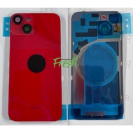 BACKGLASS FULLSET FRAME 14 BACK GLASS IP 14/ 14+/ BACKDOOR 14 / 14 PLUS BACK COVER/_NEW PRODUCT