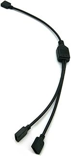 EZ-Fit 3 Pin Addressable RGB Splitter Cable Compatible with ASUS TUF-X570,EK AIO 360,Gigabyte z390 a