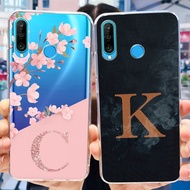 For Huawei P30 Lite Casing Cute Letters Soft Clear Silicone Case For Huawei Nova 4e P30 Lite New Edition MAR-LX2 MAR-LX1M Cover