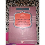 (Preloved) Buku rujukan kesusasteraan melayu komunikatif semester 2 STPM