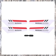 [Z F L U] Syma 4 x Blades Syma S107 S107G Gyro Remote Control Helicopter Spares Repair RED