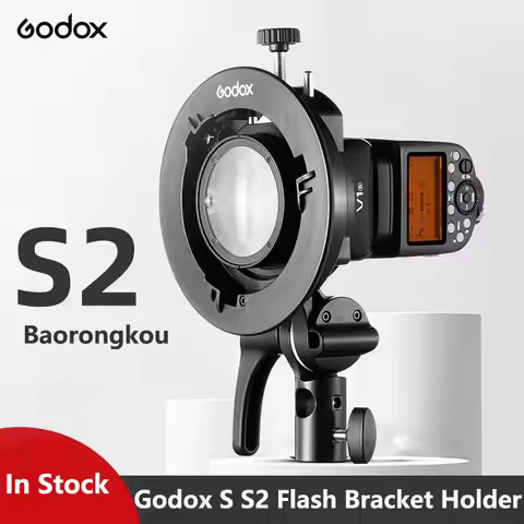 Godox S S2 Bowens Mount Flash S-type Holder Bracket for Godox V1 V860II AD200 AD400PRO Speedlite Fla
