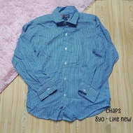 Longsleeves stripe Chaps kids Polo for 8 years old thrifted from ukay bale