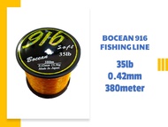 Bocean 916 Spool Bright Gold Fishing Line Nylon Monofilament Tali Pancing Kuat Anti Keriting Tangsi