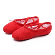 Women's Ballet Dance Shoes For Dancing Children's Flats Ballerinas Shos Girls Professional Tip Sneaker Pink Kids Red Canvas Shoe