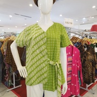 Blouse Batik Wanita Lengan Pendek