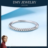 DMY Jewelry Moissanite Ring With Gra Certifica/10 Karat Pure Gold Pawnable/Elegant Diamond Ring/925 