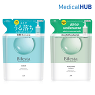 Bifesta Micellar Cleansing Water Refill บิเฟสต้า ถุงเติม ขนาด 360 ml สูตร สีเขียว Acne Care 16225 /