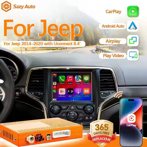 Sinairyu Apple Carplay Android Auto Aftermarket Camera Wireless Module For Jeep Grand Cherokee XJ KL