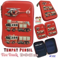 Fire Truck Pencil Case Boys' Character Pencil Case Fire Truck Pencil Case/