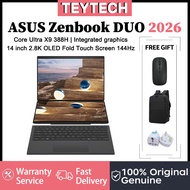 ASUS Zenbook DUO 2026 | Core Ultra X9 388H | 14 inch 2.8K OLED Fold Touch Screen 144Hz |