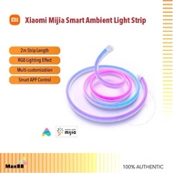 Xiaomi Mijia Smart Chase Light Ambiance LED Strip RGB LED Xiaoai Voice Control APP Sync Razer Chroma