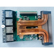 For Dell X550-T4 four port 10 Gigabit Ethernet card 64PJ8 X550 network sub card 4 ports 10GB