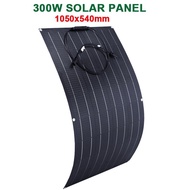 ETFE 300W 600W สายเซลล์แผงโซล่าเซลล์ชนิดโมโนคริสตัลไลน์มีความยืดหยุ่นแผงโซล่า DIY สำหรับกลางแจ้งรถ RV กันน้ำชาร์จไฟได้