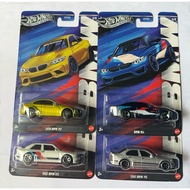 Hotwheels Silver Series BMW M2,M3,M4,M5  2025 Edition