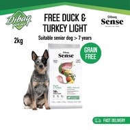 Dibaq Sense Duck and Turkey (Light & Senior) 2kg