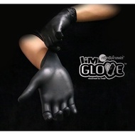 Black Rubber Gloves Nitrile Powder Free Cafe Restaurant Tattoo Artist Multipurpose Use No Vinyl