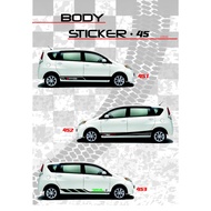 body sticker ALZA myvi axia viva bezza kancil wira