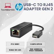 HP USB-C TO RJ45 Adapter G2 (4Z527AA) [TechMartSG]