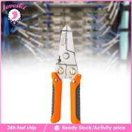 [Lovoski] 7inch Electrician Cable Tool Cable Cutting Tool Multifunctional Comfortable Grip Crimping Tool for DIY Enthusiasts