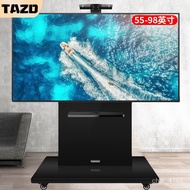 QM🍅 TAZD 32-120Inch Mobile TV Stand Video Conference Display Mobile Cart Universal Floor Wall Mount Brackets TV Cart TV