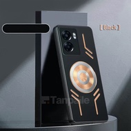 Tanpaile-ทำความเย็นให้เคสโลหะทองแดงสำหรับ OPPO A57 A77 A57S A56S A57E A77S K10 Realme V23i Q5i Narzo