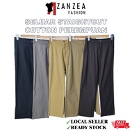 ZANZEA FASHION SELUAR WANITA MUSLIMAH STRAIGHT CUT CASUAL PANTS/ SELUAR STRAIGHT CUT COTTON   [P22/0