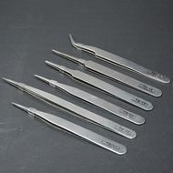 SHOOTHE Garden Handwork Gadget Straight Head Stainless Steel Tweezers Micro Landscape DIY Tool Succulent Plants Elbow