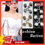 Convenient Fashion Pants Belt Adjustment Fixed Button