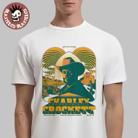 Charley Crockett Poster On June 10 11 2025 Orange Version Classic T Shirt