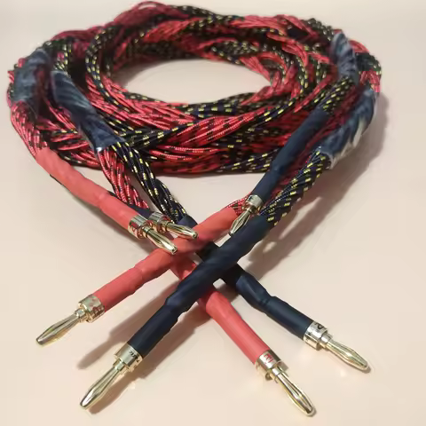 HI-End Western Electric Loudspeaker Cable HIFI Audiophile Cable Banana To Banana Plug amplifier spea