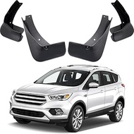 Car Mud Flaps Splash Guards Fenders Compatible with 2013-2019 Ford Escape, 4pcs Mud Guard Kit, Black