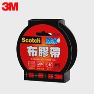 (2入1包)3M 2024 Scotch防水布膠帶24mm 黑