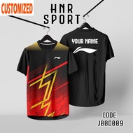 Free Jersey Custom Name Malaysia Badminton Jersey Unisex 2024 New Design 3d Full Sublimated Bola Jer