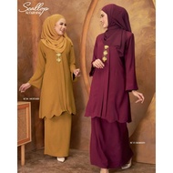 Kebaya Scallop Ironless Anggun Cotton Collection Murah Borong Bridesmaid Sedondon