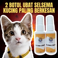 Ubat Selsema Kucing - Ubat Selsema, Demam, Bersin Kucing Spray Hopets Combo Pakej 30ml