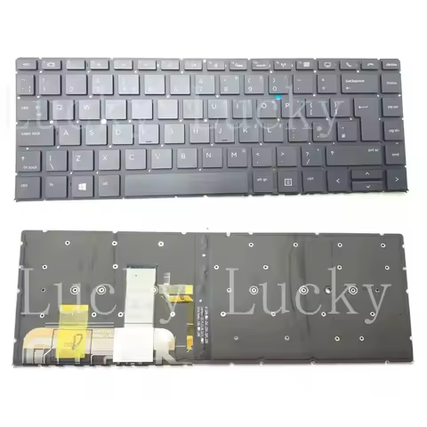 f UK Keyboard for HP EliteBook X360 1040 G4 1040 G5 Series with Backlight L29072-041