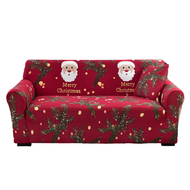 {QW Sofa Cover} Christmas Sofa Covers for Living Room Elastic Sofa Slipcover Stretch All-inclusive