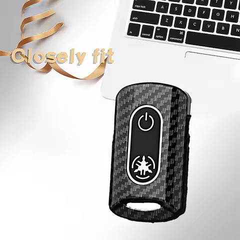 ABS Carbon Car Key Case Cover Protect Shell For Yamaha NVX NVX155 XMAX XMAX300 QBIX AEROX JAUNS 2018