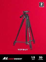 YEVOLT YVTRP150เครื่องวัดระดับด้วยแสงเลเซอร์สามขาความสูงอะลูมิเนียมอัลลอยปรับได้1.5เมตรอะแดปเตอร์ขาตั้งกล้องขาตั้งสามขาสำหรับเครื่องมือปรับระดับตัวเอง