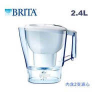 【現貨+預購】德國/BRITA(愛奴娜/Aluna濾水壺+MAXTRA濾芯兩入(容量2.4L)_免運。