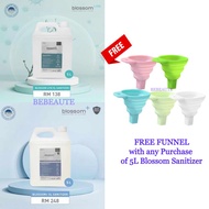 [5L REFILL]  [FREE FUNNEL] BLOSSOM+ / LITE Sanitizer Refill 5L 消毒喷雾 BLOSSOM PLUS