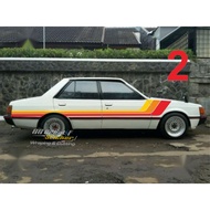 Mitsubishi lancer sedan Car CUTTING STICKER CUSTOM Cancer 02