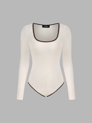 Cider U-neckline Solid Bodysuit