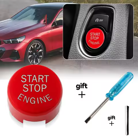 ENGINE START STOP PUSH BUTTON FIT FOR BMW 1 2 3 4 5 SERIES F10 F20 F30 F32 RED