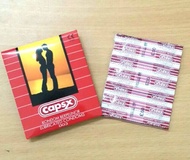 Capsx 003 Smooth Basic Lubricated Condom Kondom Biasa 1pcs (Durex Alternative)