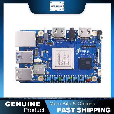 Orange Pi 5 Max 16GB RAM LPDDR5 Rockchip RK3588 Development Board M.2 PCIE 2.5G LAN WiFi+BT OrangePi