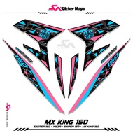 Mx King 150 Sticker Y15zr Sticker Mx King150 Sniper150 Mxi Jupiter Mx Ink. Motif Sticker 142