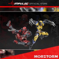 [PR3-0RD3R] Morstorm Deadpool / Wolverine 1/9 Plastic Model kit / 魔力风暴 死侍 金刚狼 1/9 拼装可动模型 James Logan