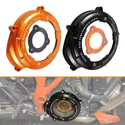 For 2014-2024 KTM 1290 Duke R/GT Transparent Engine Clutch Cover for KTM 1290 Super Adventure R/S/T 